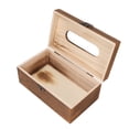 thumbnail image 3 of CAJA de SERVILLETA RETRO, Quemada Paulownia Madera exquisita CAJA de SEDA RETRO Resistente Para Dormitorio, 3 of 7