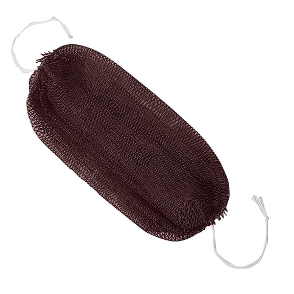 African Exfoliating Net Sponge, Exfoliating Back Scrub Sponge With Knots, 11.81 inches Long, Back Scrubber Afro Scrub Body Scrubber Exfoliator Washcloth African Body Care Daily Use Shower(Coffee)