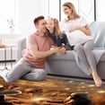 thumbnail image 4 of Lasser Bairam Soft and Durable Polyester Indoor Area Rug for Accents and Comfort - 4x6 Feet Square Floor Mat, 4 of 6