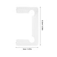thumbnail image 2 of UEETEK 40pcs Rubber Gasket for Bathroom Doors Part Transparent Hinge Pad Replacement Kit, 2 of 6