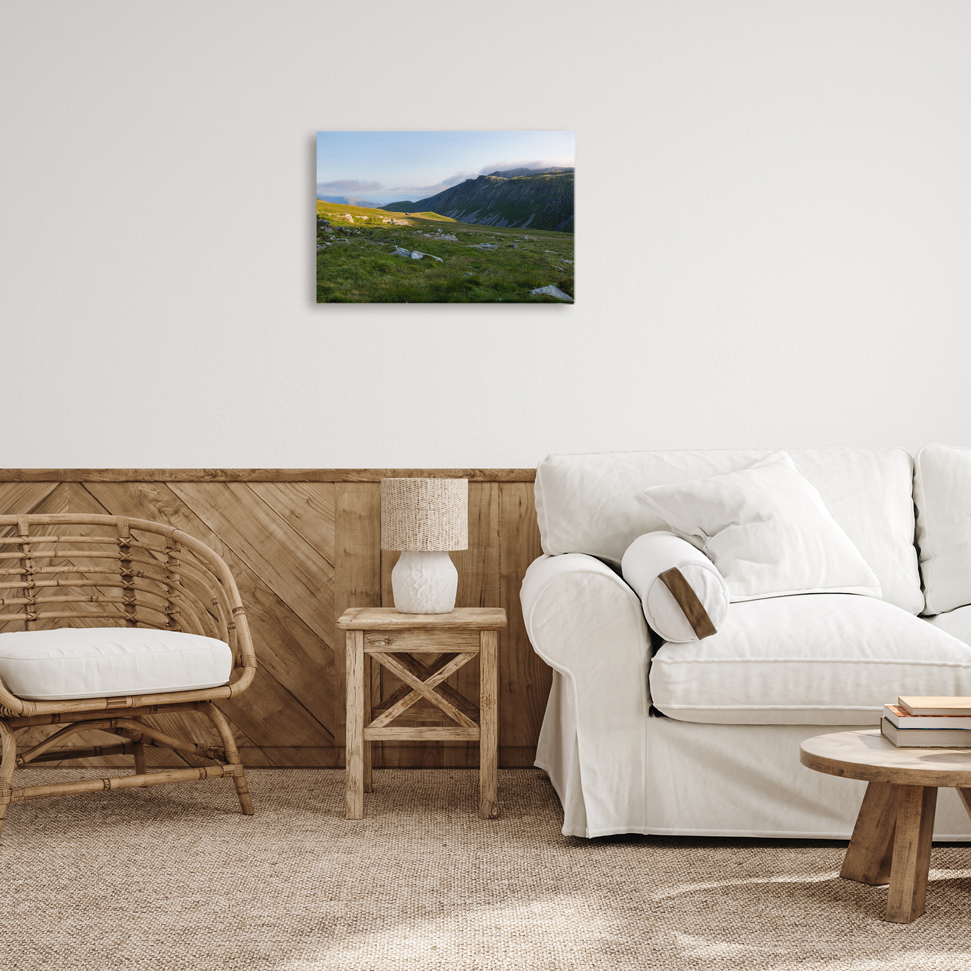 Stupell Industries Lush Rolling Cliffs Landscape & Nature Photography Wrapped Canvas Art Print Wall Art, 24 x 16