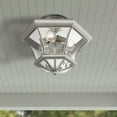 thumbnail image 2 of Livex Lighting Monterey Ceiling Mount in Brushed Nickel, 2 of 11