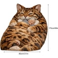 thumbnail image 3 of Fluffy Cat Sleeping Bag for Adults,Large Adult Soft Cat Sleeping Bag for Human, Cat Envelope Sleep Bag for Camping, Travel,Sleepovers & Home Lounging, 3 of 7