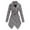 Grey, variant on Bmisegm Women's Turn Down Collar Coat Belted Wool Blend Coat Asymmetric Hem Wrap Coat Jackets for Women Khaki XXXXXL