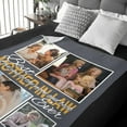 thumbnail image 5 of Custom Blanket with Picture Customized Blankets with Photos Personalized Gifts for Birthday Anniversary Christmas New Year, 10 Photos, 50x60 Inch(Minky Fleece), 5 of 6