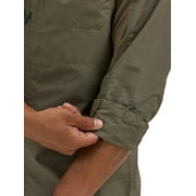 Wrangler® ATG Men's Mixed Material Shirt with UPF 40+ Protection, S-4XL