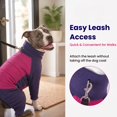thumbnail image 6 of ROZKITCH Warm Dog Winter Coat Windproof Adjustable Turtleneck Fleece Dog Jacket for Halloween and Christmas Pajamas for Small Dogs,RoseBlue,S, 6 of 8