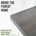 thumbnail image 6 of Restore Riverstone Grey Solid Wood End Tabletop, 6 of 9
