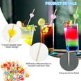thumbnail image 3 of 200 Pieces Double-Layer Crystal Heart Bamboo Cocktail Picks, 4.7 Inch Cute Toothpicks for Appetizers, Colorful Food Picks Skewers for Valentines Christmas Wedding Birthday Party Decoration, 3 of 7
