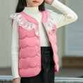 thumbnail image 6 of Generic Girls Quilted Puffer Vest Fleece Zip Up Button Down Padded Gilet Sleeveless Coat Winter Fashion Outwear for 1-10 Years, 6 of 7