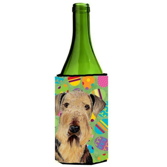 Airedale Easter Eggtravaganza Wine Bottle Hugger - 24 oz.