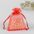 thumbnail image 4 of PPKVUFD 100pcs Organza Gift Bags, 3 x 4 inch Candy Mesh Drawstring Favor Bags Jewelry Pouches for Christmas Wedding Party, 4 of 8