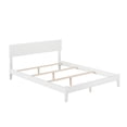 thumbnail image 3 of Orlando King Solid Wood Foundation Bed in White, 3 of 6