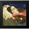 thumbnail image 2 of Klimt, Gustav 15x15 Black Modern Framed Museum Art Print Titled - Ria Munk On Her Deatbed 1912, 2 of 5