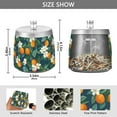 thumbnail image 2 of Yayeee Ashtray with Lid for Cigarette Smokeless Stainless Steel Home Ash Holder, Orange Fruit, 2 of 7