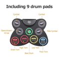 thumbnail image 2 of Electronic Drum Set Size Usb Foldable Silicon Drum Pad With 9 Pads Drum Foot Pedals For Beginners Pract, 2 of 4