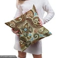 thumbnail image 4 of Ambesonne Paisley Fabric by the Yard Upholstery, Persian Teardrop Motif, 1 Yard, Multicolor, 4 of 4