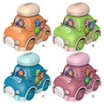 thumbnail image 4 of Esaierr Baby Car Toys Puzzle Storage Car Plastic Boy Girl Kid Toy Inertia Toy Car for 1-3 Y, 4 of 5