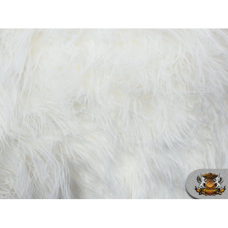 Faux Fake Fur Mongolian Fabric Sold by the Yard