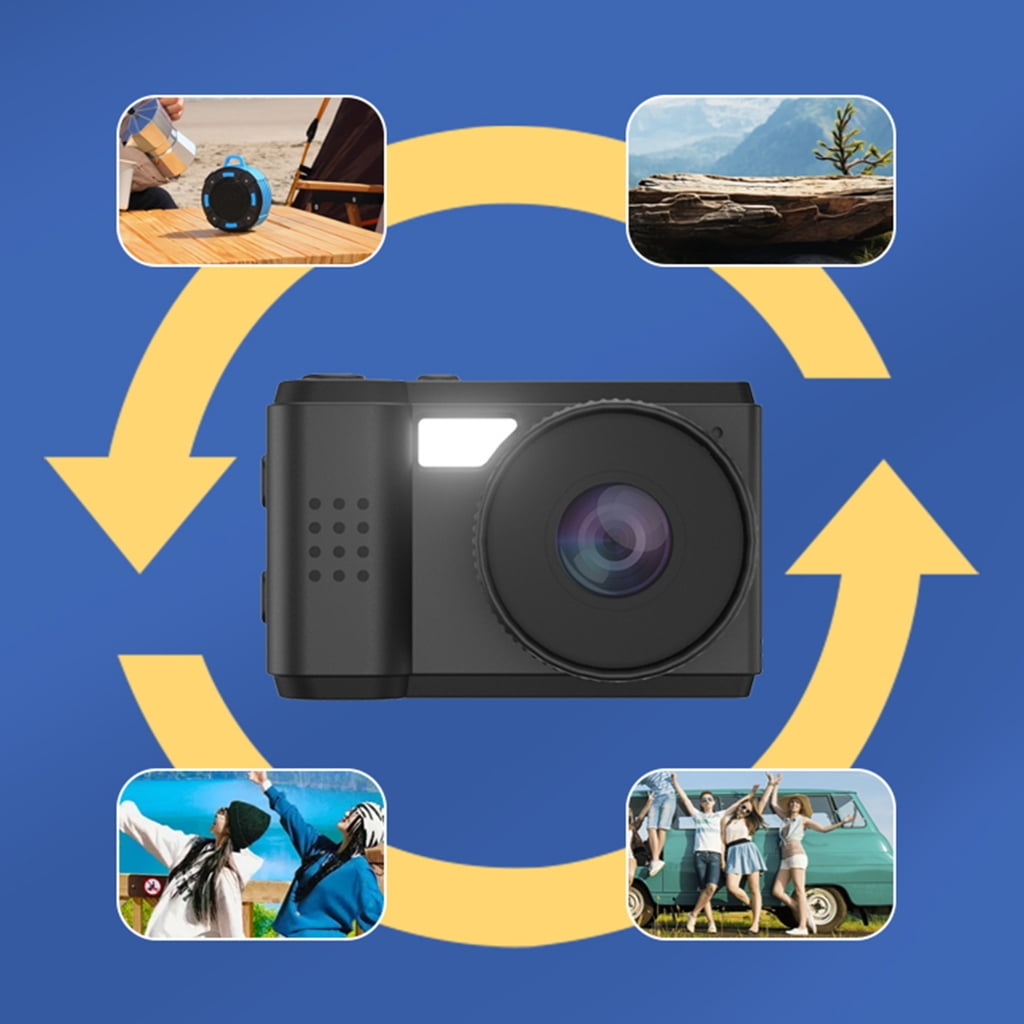 NEXAVKPR Mini Camera with Screen 1080P Sport Portable Small Camcorder Video Recorders Support Card USB Camera Indoor
