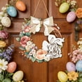 thumbnail image 1 of Fwttom Easter Decorations Spring Flowers Party Welcome Words In Front Of The Door Easter Wooden Listing, 1 of 1