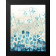 thumbnail image 2 of Vess, June Erica 19x24 Black Modern Framed Museum Art Print Titled - Pattern Shore I, 2 of 5