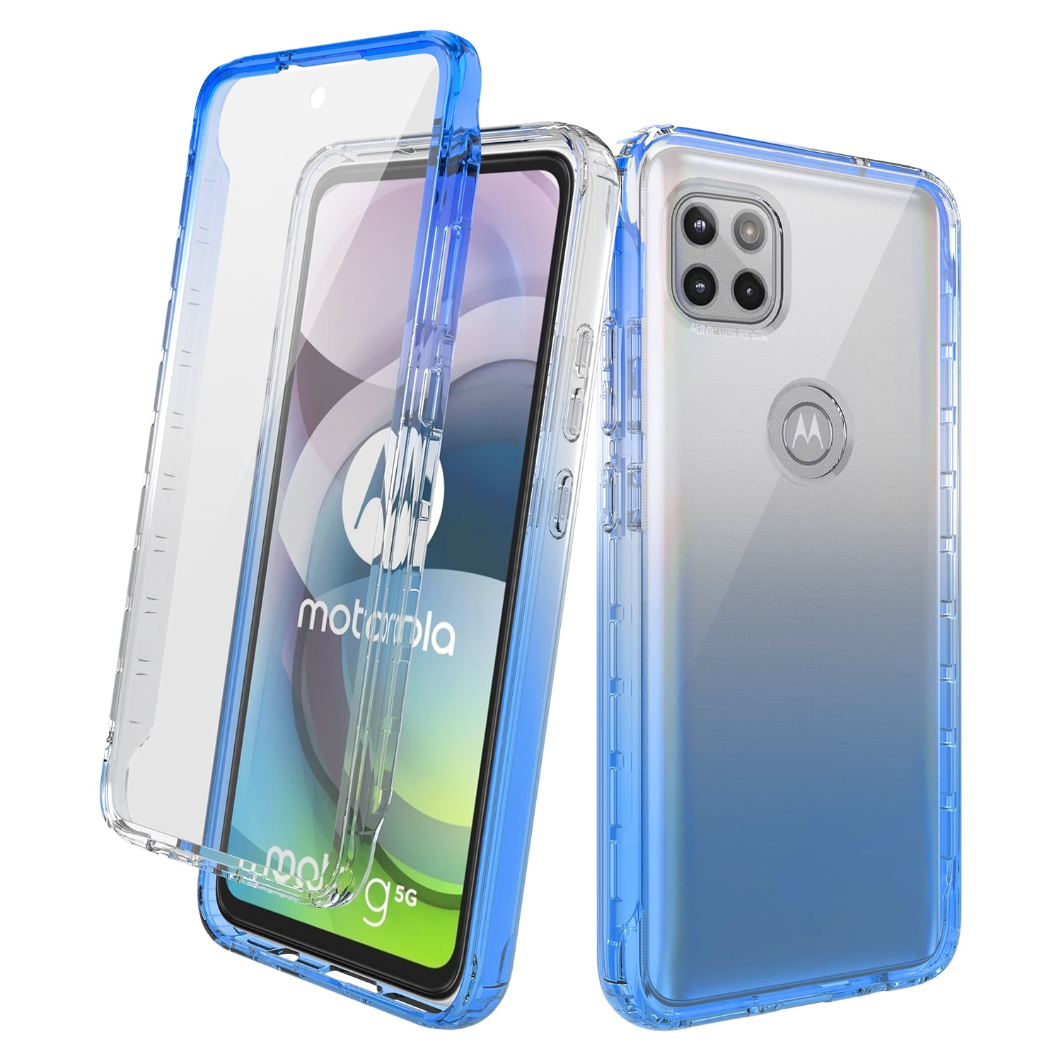 Motorola One 5G Ace Case, Moto G 5G Case With Builtin