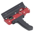 thumbnail image 2 of Planeur à Main en Alliage d'Aluminium Plan Chanfrein pour Rabotage Rapide Coin de Coupe Rouge, 2 of 14