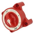 thumbnail image 1 of Battery Selector Switch, Red Battery Selector Switch  Knob 3 Studs 350A 32V Battery Disconnect Switch for RV Marine Automotive, 1 of 7