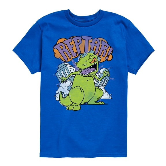 Rugrats - Vintage Portrait Reptar Stomp - Toddler And Youth Short Sleeve Graphic T-Shirt