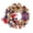 Style B, variant on Patriotic Day, Memorial Day American Flag Color Burlap Mesh Wreath for Front Door Independence Day 4th of July Wreath for Indoor and Outdoor (16inch)