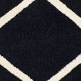 thumbnail image 4 of Safavieh Cambridge Collection CAM144E Handmade Moroccan Geometric Black and Ivory Premium Wool Area Rug (2' x 3'), 4 of 4