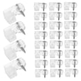 thumbnail image 4 of SKISUNO 50 Pcs Pinces de Fixation en Verre Transparentes pour Miroirs et Tableaux, 4 of 7