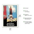 thumbnail image 2 of Houdini in The Grim Game - Vintage Film Movie Poster c.1919 - Master Art Print (Unframed) 13in x 19in, 2 of 4