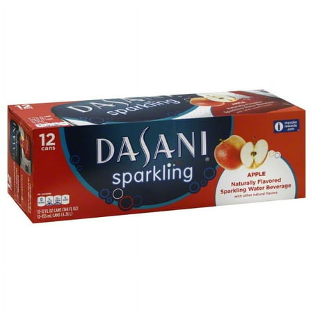 Dasani Apple Sparkling Water, 12 Fl. Oz., 8 Count