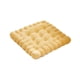 thumbnail image 2 of Cojín cuadrado para silla con forma de galleta, cómodo y decorativo. amarillo, 2 of 9