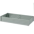 thumbnail image 1 of Outsunny Bac de Jardin Surélevé en Acier Galvanisé de 6 Pi, Jardinière Extérieure de 1 Pi pour Légumes et Fleurs, Argent, Résistant à la Rouille, Conception Stable, 70,9 Po L x 35,4 Po P x 11,8 Po H, 1 of 7