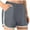 Dark Gray, variant on Timegard Womens Shorts Summer Athletic Elastic Waist Solid Color Workout Running Shorts with Pockets