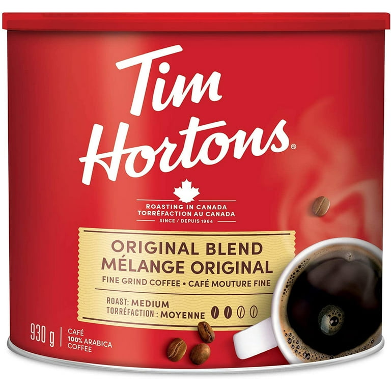 コーヒー TIM Tim Hortons Coffee, Fine Grind Original Blend 930g/33oz - Walmart.com