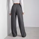 thumbnail image 5 of Pantalones deportivos de algodón para mujer, con bolsillos, ajustados, informales, para correr, hacer ejercicio y yoga., 5 of 7