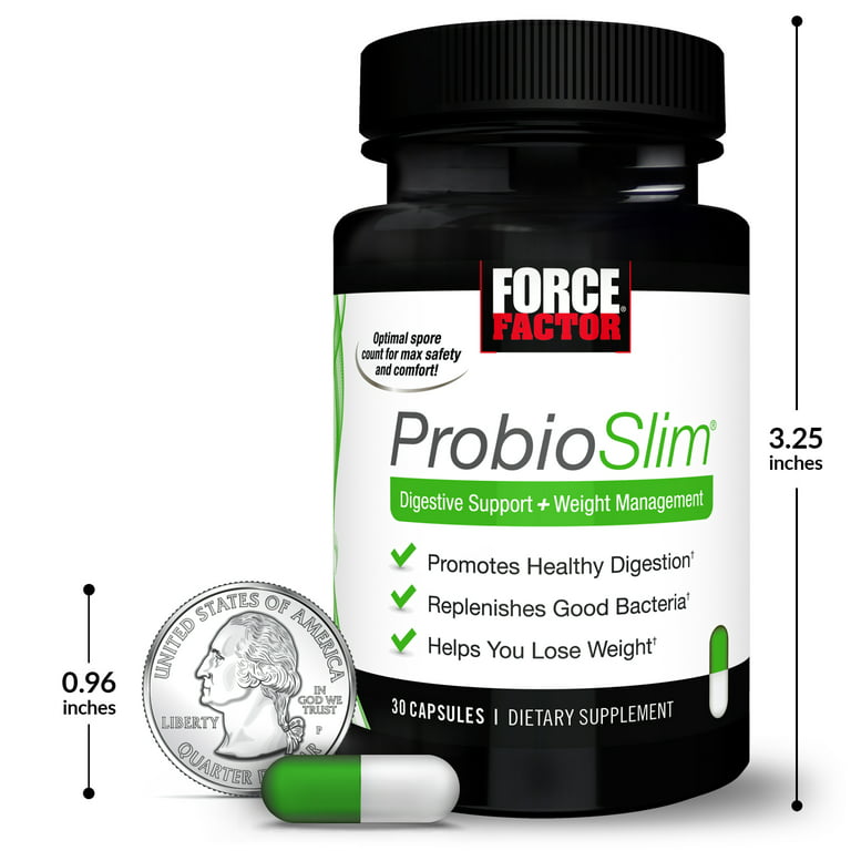 Force Factor ProbioSlim Probiotic Weight Loss Supplement for Women