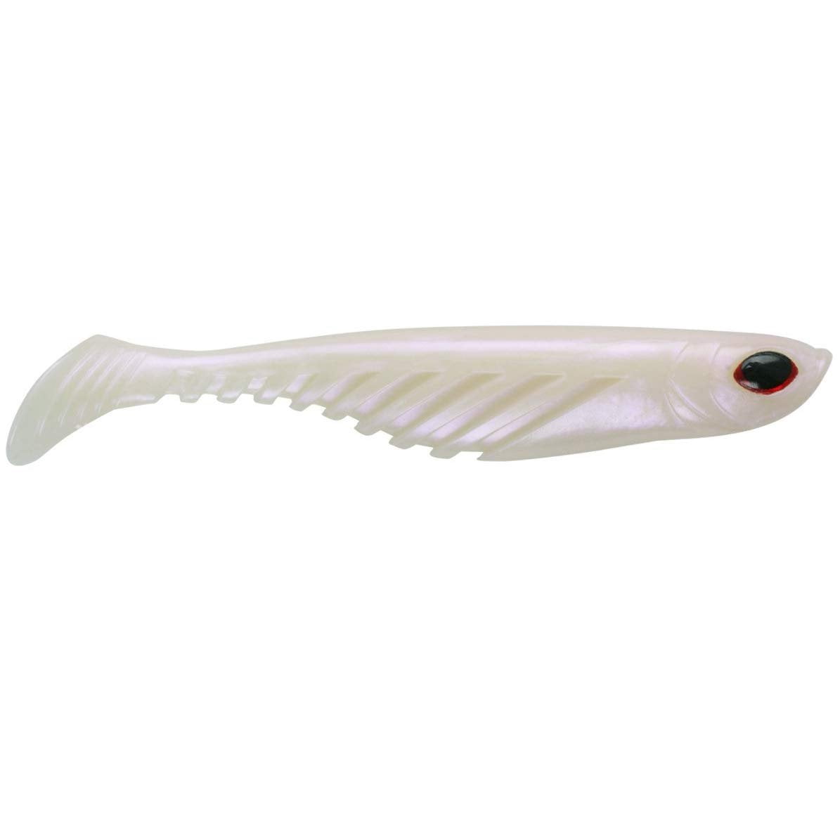 PowerBait Ripple Shad, 4" 4" Length, Pearl White, Per 5 1307711