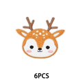 thumbnail image 1 of HLONK Iron On Patches Adorable Cartoon Animal Patches for Clothes Hot-Selling Iron On Patches for Clothes Creative Embroidered Patches for Jeans Raccoon, 1 of 3