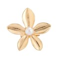 thumbnail image 1 of Instagram Cool Wind Irregular Anillo de apertura de la gota de agua Moda Textura Flor Perla Anillo, 1 of 4