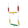 thumbnail image 1 of LOVIVER Parrots Bird Cage Installation Natural Wood Perches Parakeets Play Swing S, 1 of 8