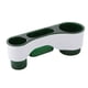 thumbnail image 2 of Portacepillos de dientes colgante de pared | Organizador de cepillos de dientes de ABS con ranuras para pasta de dientes y ganchos para toallas | Diseño ventilado y escurridor | Almacenamiento para, 2 of 6