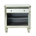 thumbnail image 5 of Linon Mason Mirrored Wood One Drawer Two Door Console Table in Gray, 5 of 13