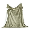 thumbnail image 5 of Ridge & Cove Plush Sherpa Reversible Throw Blanket (King, Loden Green), 5 of 6