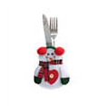 thumbnail image 3 of ziyahi Christmas Spoon Fork Bag Silverware Tableware Cutlery Holder Dining Table Xmas Decor - Style 3, 3 of 8