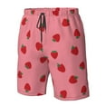 thumbnail image 5 of Naloa Strawberries Men's Beach Shorts, Surfing shorts, Swim trunks, Quick Dry Swim Trunks for Surfing Beach Fun - Medium, 5 of 9